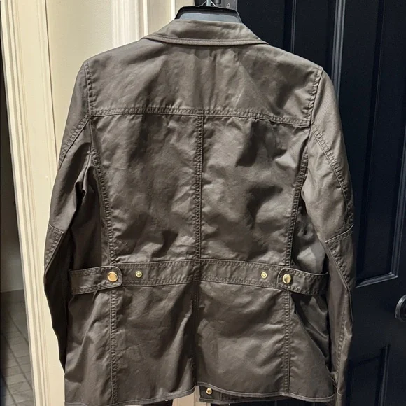 J. Crew Dark Brown Jacket with Gold Accents - Picture 4 of 5